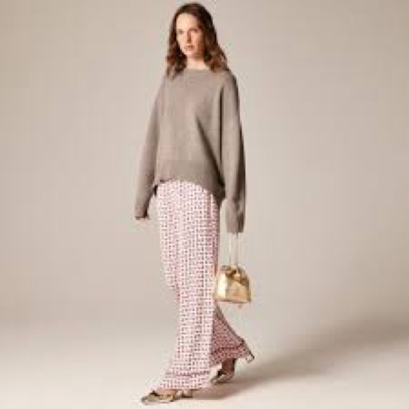 J. Crew - 2025 Cosmo cuffed pant in paisley print - Pink XS - CQ269 - NWT in Bag - Picture 7 of 7